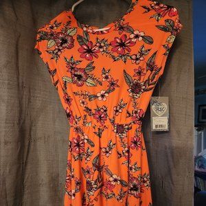 NWT Floral romper dress